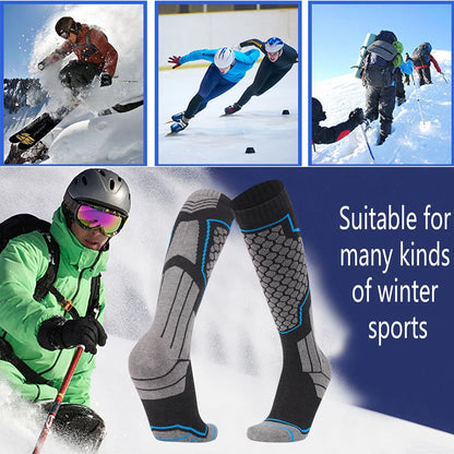 Thermal Winter Cotton Ski Socks For Men Women Thick