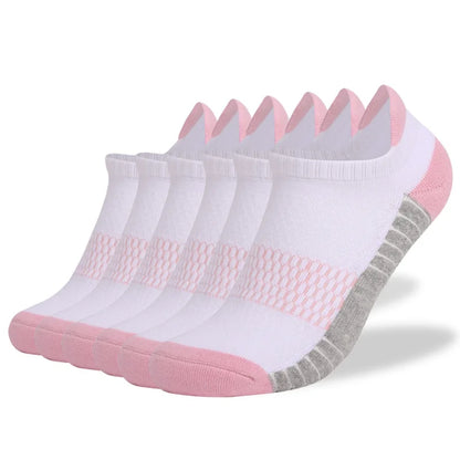 6 Pairs Women Cushioned Sports Socks Anti Odor Arch Support
