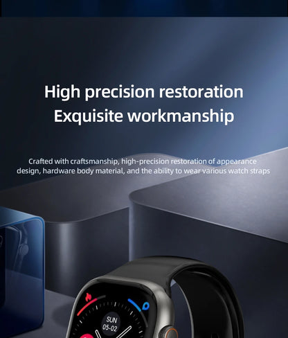 X9 Smart Watch AMOLED 4G ROM NFC Compass Bluetooth Call 49mm Waterproof Battery 2024