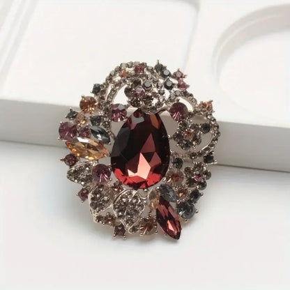 Bohemian Crystal Luxury Classic Rhinestone Brooch All Match B6-2-6425