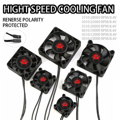 25mm 30mm 35mm 40mm 45mm 50mm High-speed Cooling Fan Universal Parts