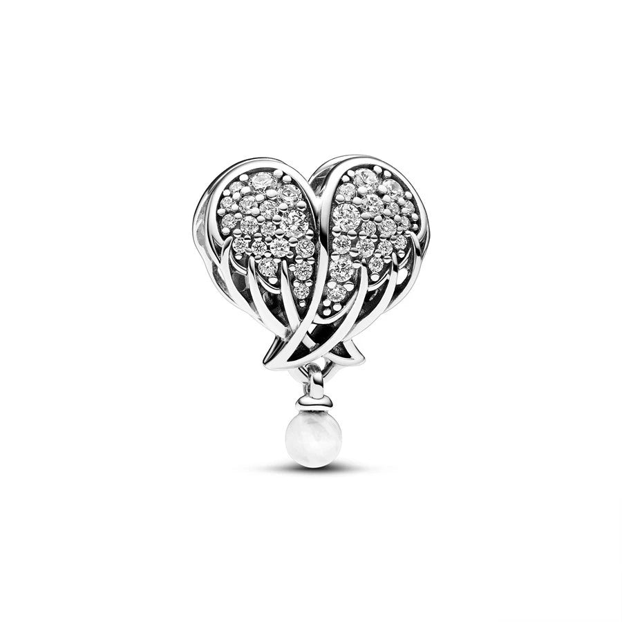 Sparkling Snowflake Sun Lightning Dangle Charm Bead 925