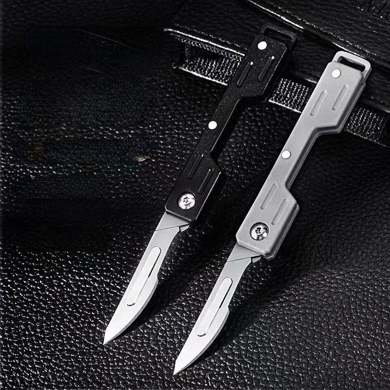 Plastic Handle Mini Performance Folding Mechanical Cost Scalpel Knife