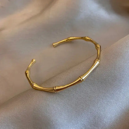 Titanium Steel Gold Silver Color Bangles for Women and Girls 1