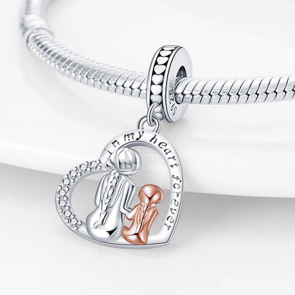 Sterling Silver Camera Coffee Cup Charm Beads for Qikaola Bracelet Jewelry DIY