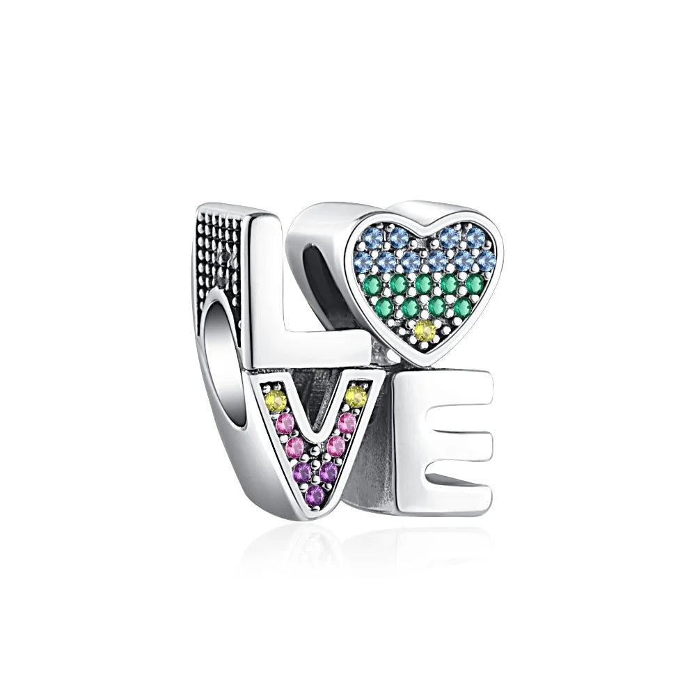 925 Sterling Silver Love Arrow Double Ring Charm for Wedding Anniversary Jewelry A1432cai