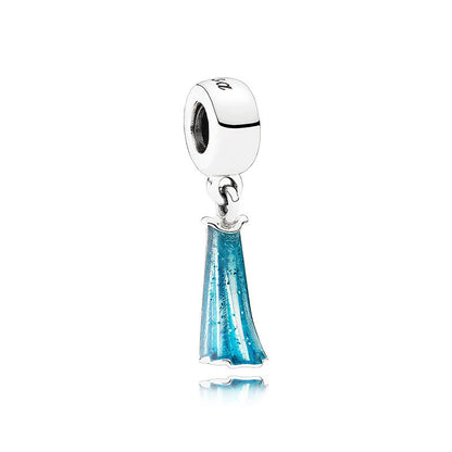 Mermaid Princess 925 Silver Dangle Charm Top Rated DIY Jewelry for Bracelets and Necklaces F112