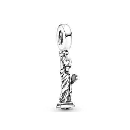 European 925 Sterling Silver Football and Basketball DIY Charm Bead for Bracelet and Necklace Jewelry for Women