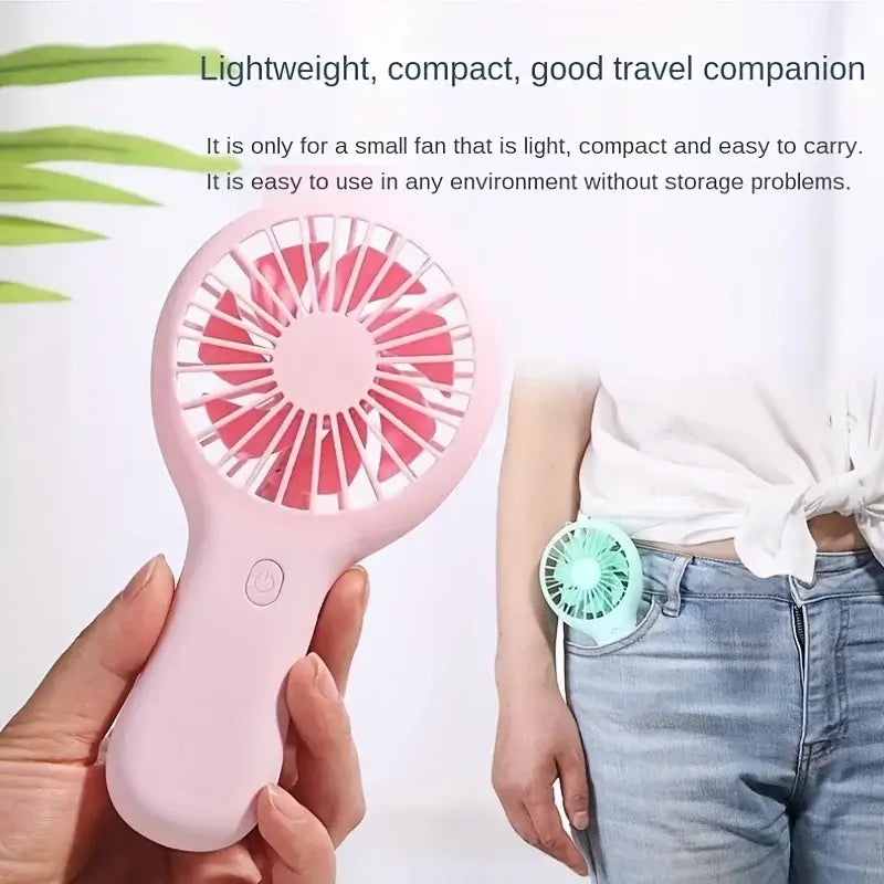 800mAh Mini Portable Pocket Handheld Fan USB Rechargeable