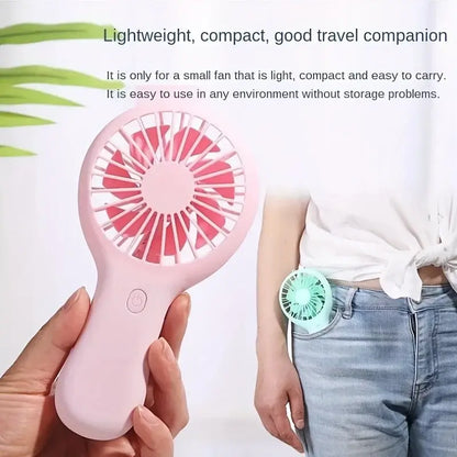 800mAh Mini Portable Pocket Handheld Fan USB Rechargeable