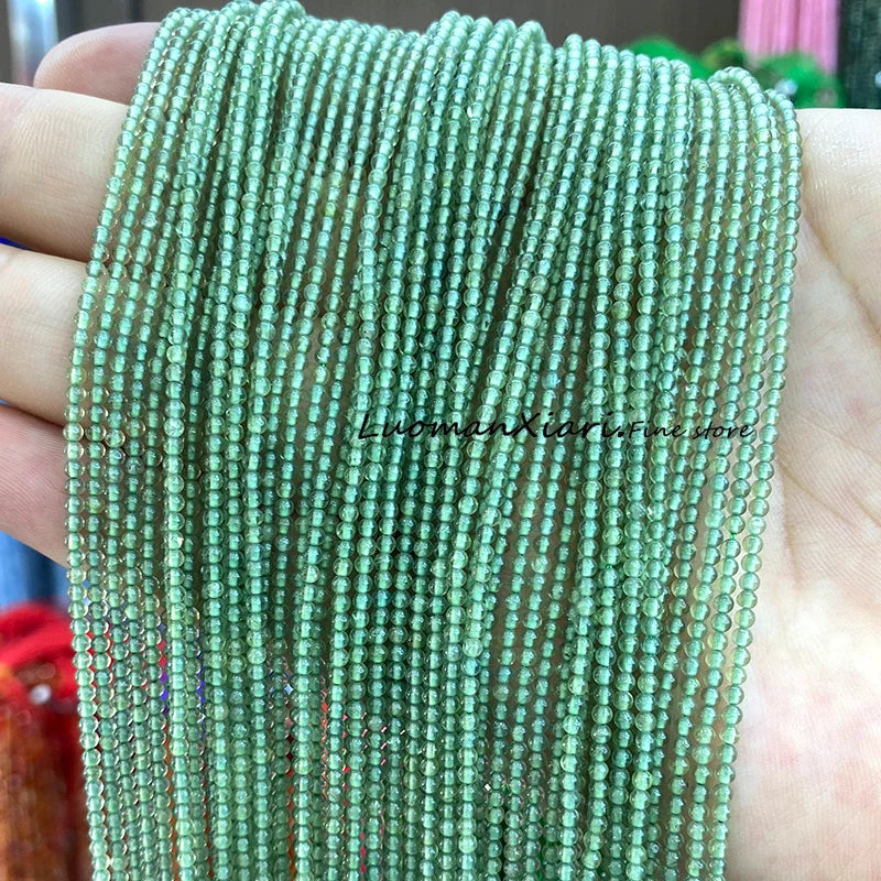 Elegant Faceted Aquamarine Beads for DIY Jewelry Making Bracelet Accessories