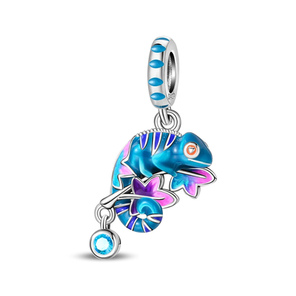925 Sterling Silver Animal Charms Set Elephant Chameleon Fish Cat Beads for DIY Bracelets Pendant Fine Jewelry Gift