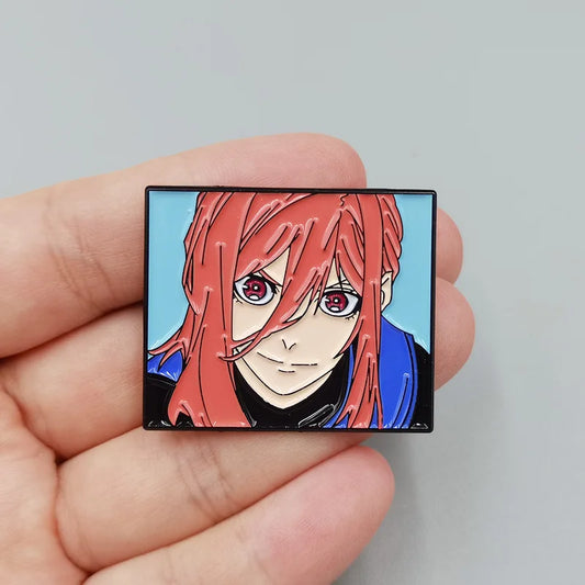 Anime Blue Lock Enamel Brooch Pins for Jackets and Jeans Fashion Jewelry