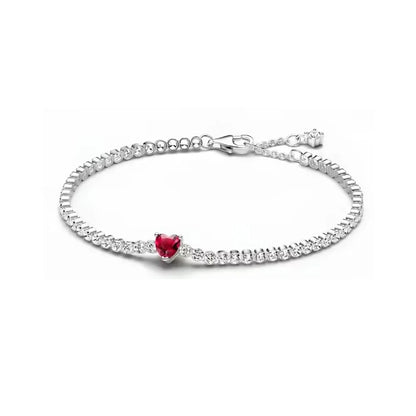 European 925 Sterling Silver Family Flower Cross Heart DIY Charm Bead for Women's Bracelet and Necklace Jewelry
