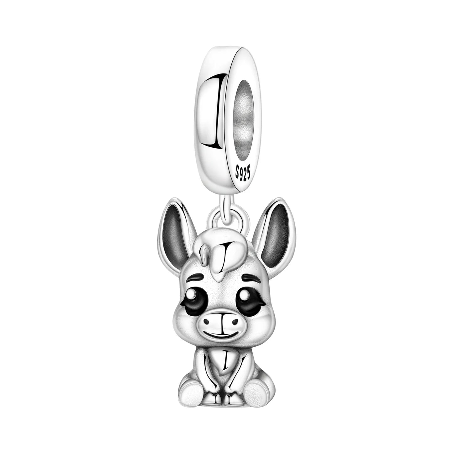 925 Sterling Silver Cute Pet Animal Pendant Charm Gift