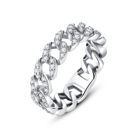 New 2024 925 Silver Heart Charm Rings for Women P2368