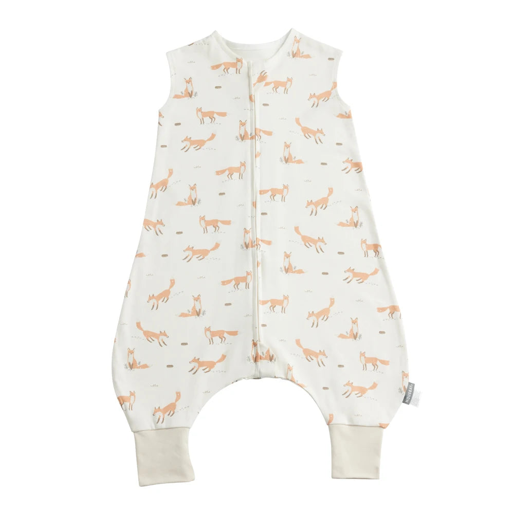 Sleeping Bag For Children 1-6 Years Summer Cotton Vest fox