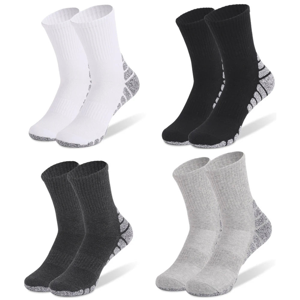 6 Pairs Thermal Winter Hiking Socks Mid Crew Cushion