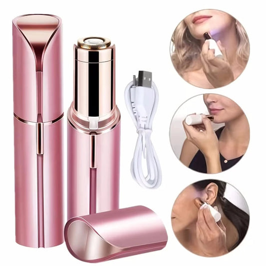 2024 New Epilator Face Hair Removal USB Electric Eyebrow Trimmer