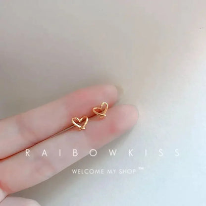 925 Silver Mini Stud Earrings for Women Heart Star Butterfly Dinosaur Design