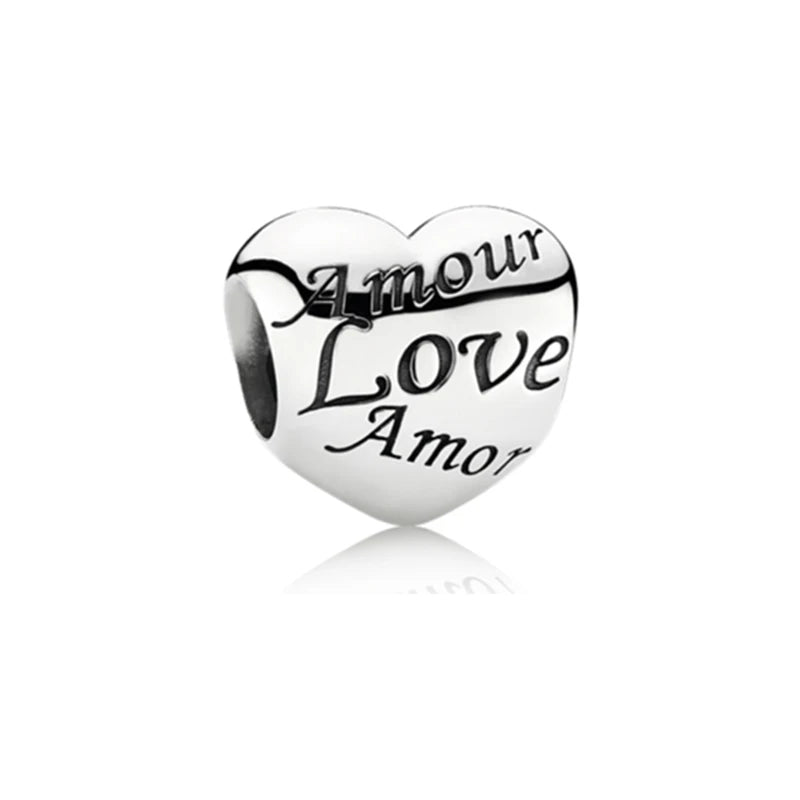 925 Sterling Silver Loving Grandma Family Tree Charm
