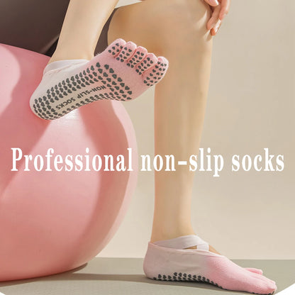 Premium Yoga Toe Socks Low Cut Tie Dye Breathable Moisture