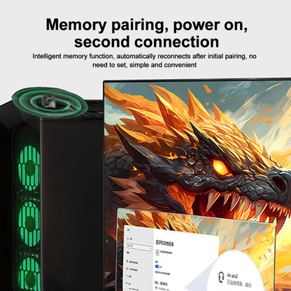 Bluetooth 5.4 USB Wireless Adapter for PC Wireless Mouse Keyboard Audio Receiver Dongle