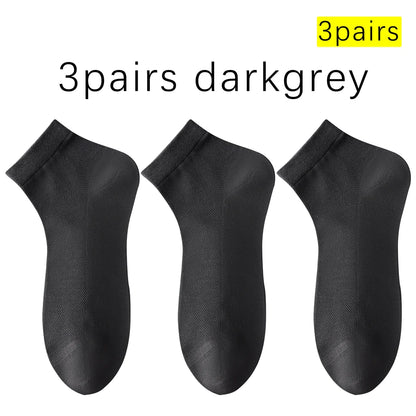 Mens Mulberry Silk Modal Mid Calf Breathable Thin Socks