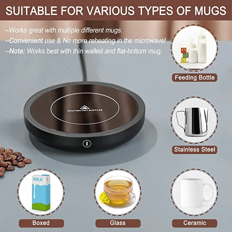 110V/220V Cup Heater Coffee Mug Warmer Electric Hot Plate