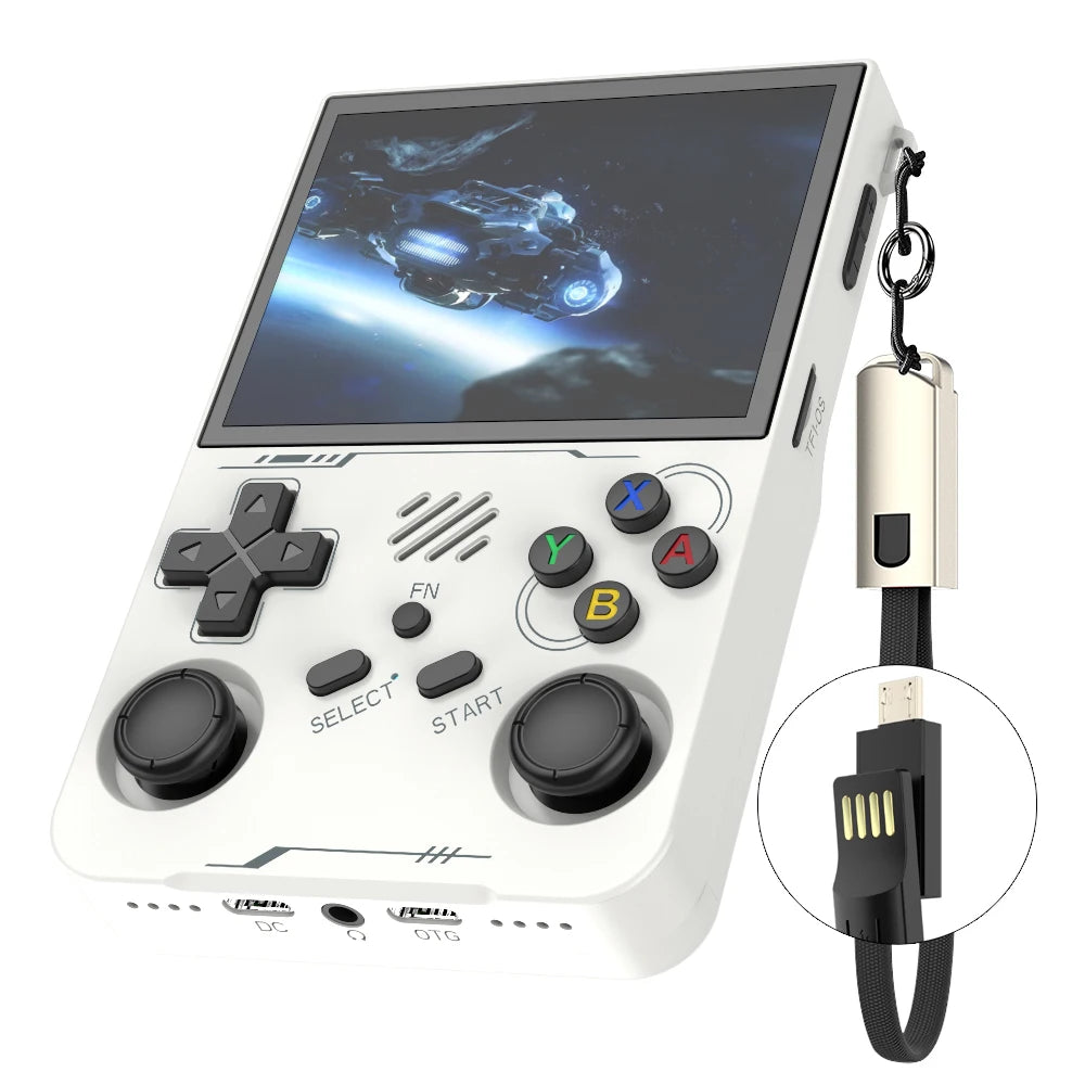 BOYHOM R36XX Retro Handheld Game Console Over 15,000 Built In Games 3.5 Inch Screen WiFi Open Source 64GB Storage Expandable to 256GB 2025 New Version