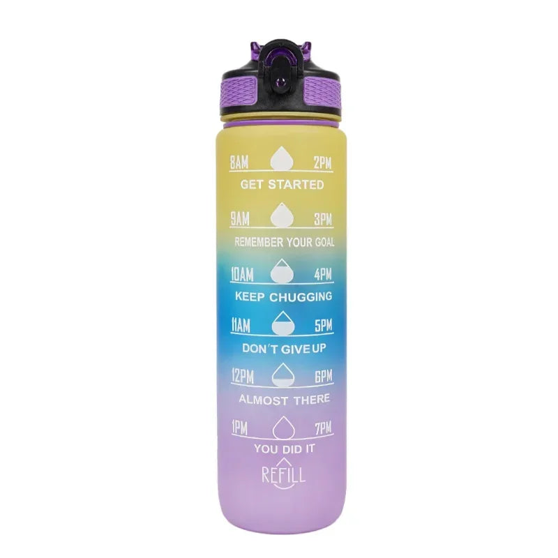 1L Leakproof Sport Water Bottle For Travel Fitness Cycling