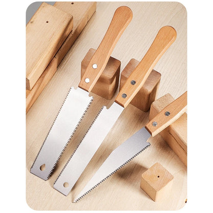 Hand Saw 6-inch Double-sided Saw Flexible Blade for Precision Woodworking