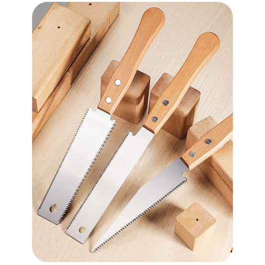Hand Saw 6-inch Double-sided Saw Flexible Blade for Precision Woodworking