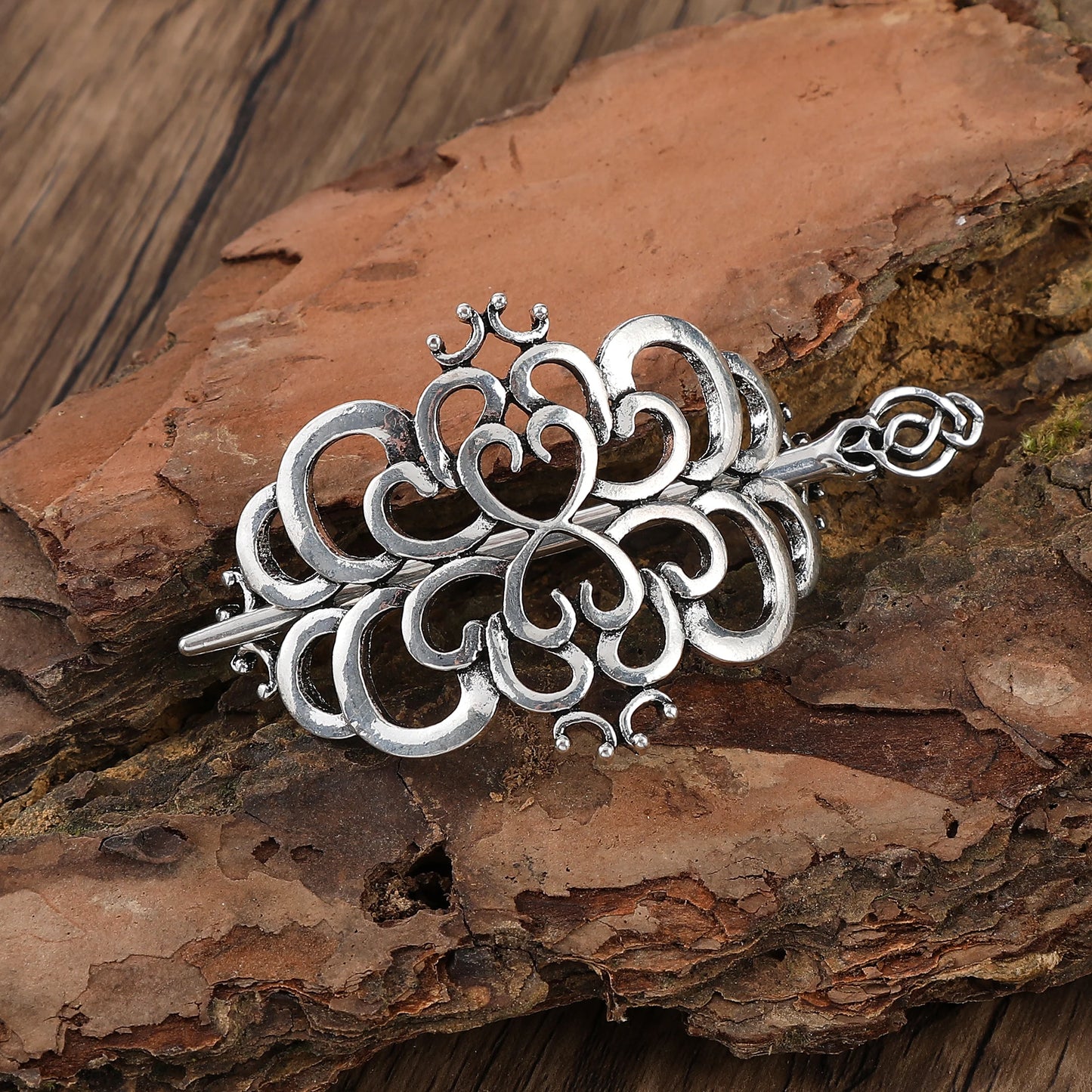 Scandinavian Viking Celtic Love Knot Hairpin Retro Metal Stick for Women