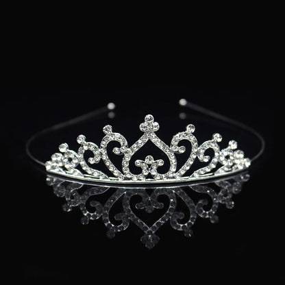 Elegant Crystal Princess Tiaras for Girls Wedding Party Hair Accessories