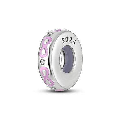 925 Sterling Silver Spacer Beads Charms for DIY Bracelets Jewelry Gifts for Women KTC408