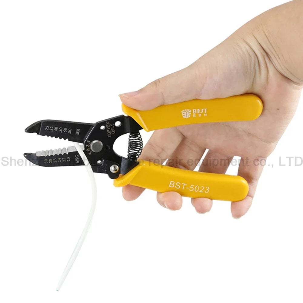 BST-5023 Precision Wire Stripper - User-Friendly Tool for 20-30 AWG Copper Cables