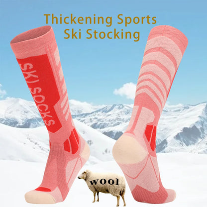 Women's Wool Ski Socks Thick Extra Warm Hiking Stockings