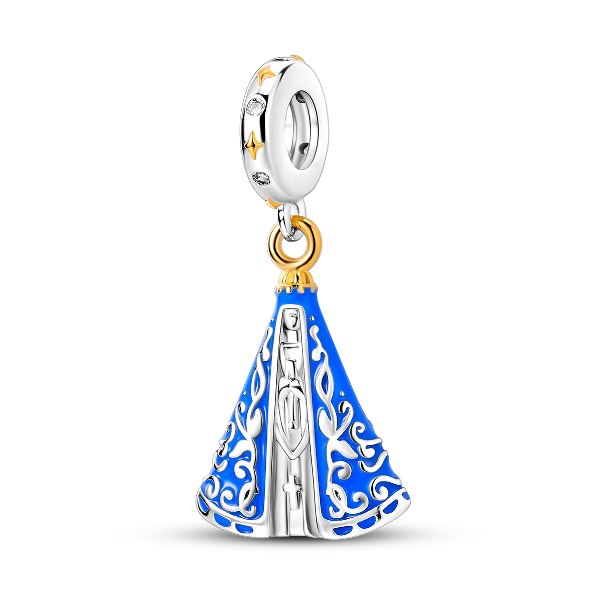 CharmBeads 925 Silver Blue Series DIY Bracelet Charms Top Rated Fashion Pendants KTC515