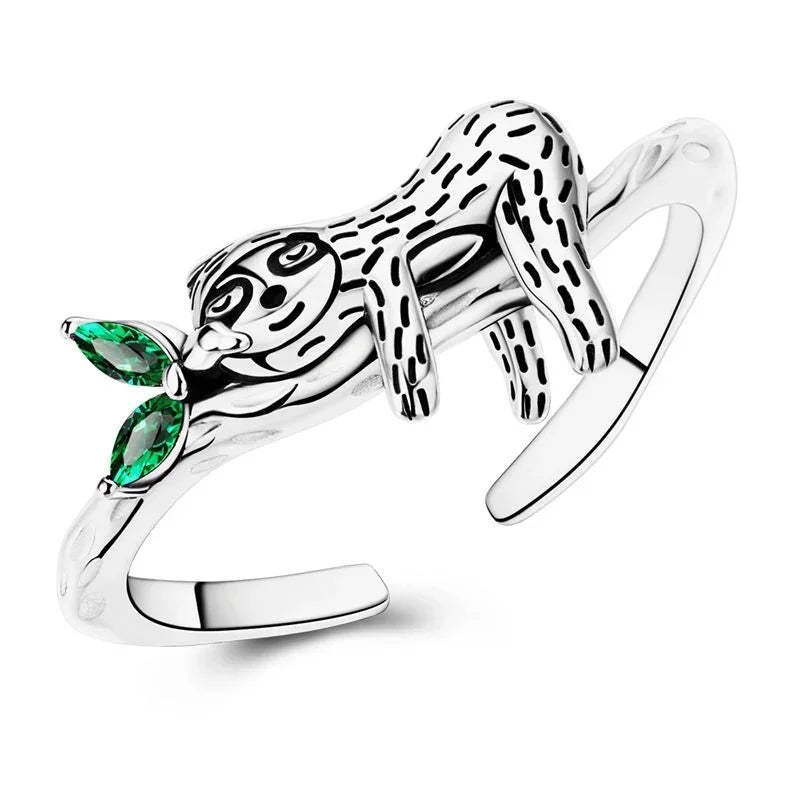 925 Sterling Silver Open Ring for Women Butterfly Dragonfly Turtle Cross Design Elegant Fine Jewelry Gift
