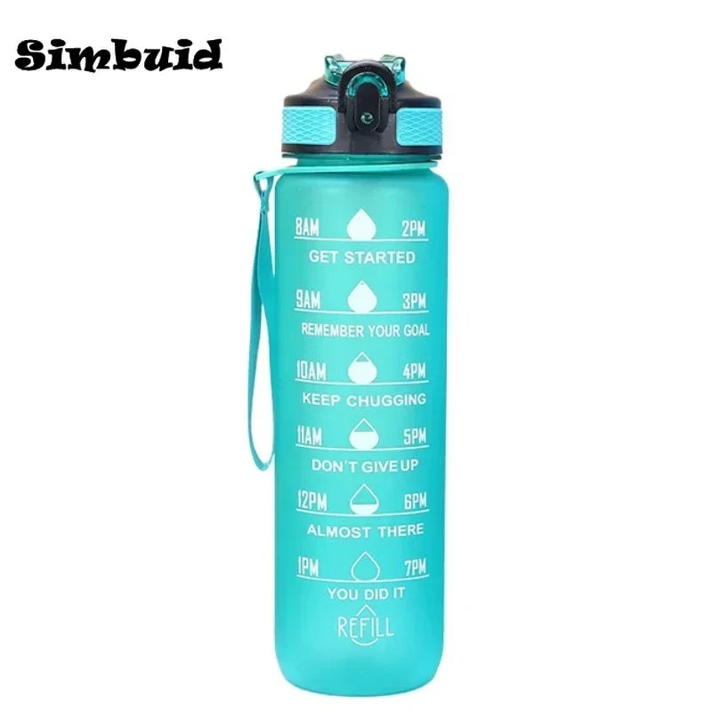 1L Leakproof Sport Water Bottle For Travel Fitness Cycling