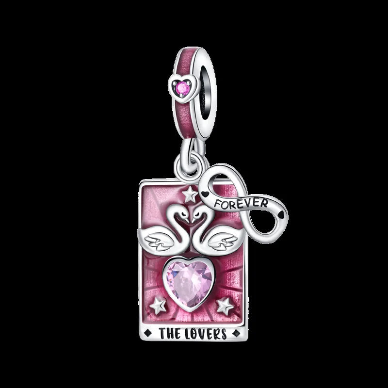 Mystical Zircon Tarot Star Pendant Bead for DIY Women's Jewelry