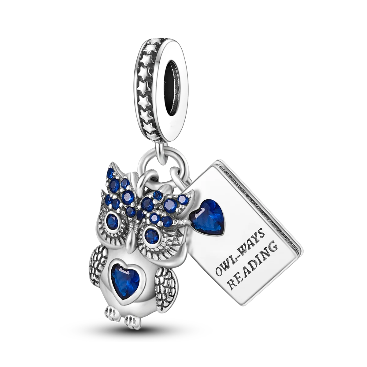CharmBeads 925 Silver Blue Series DIY Bracelet Charms Top Rated Fashion Pendants KTC282