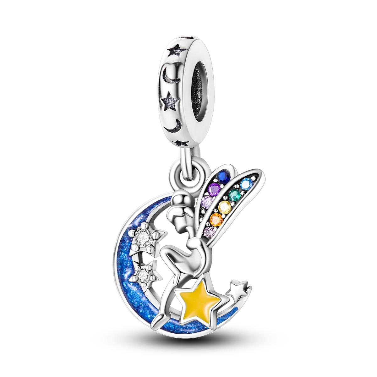 CharmBeads 925 Silver Blue Series DIY Bracelet Charms Top Rated Fashion Pendants KTC665