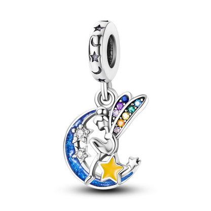 CharmBeads 925 Silver Blue Series DIY Bracelet Charms Top Rated Fashion Pendants KTC665