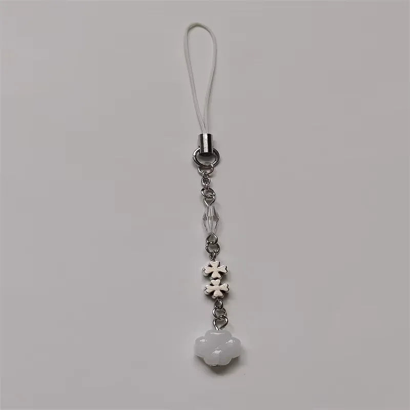 Kimi Ni Todoke Anime Inspired Beaded Phone Charm Chain Y2K Handmade Keychain