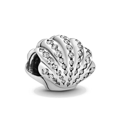 European Zircon Charm Beads 925 Silver Pendant Necklace for Women Gift P935