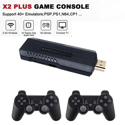 BOYHOM X2 Plus GD10 Pro 256GB 50,000 Game 4K 3D HD Retro Video Game Console With Wireless Controller 50 Emulators For Kids Gifts
