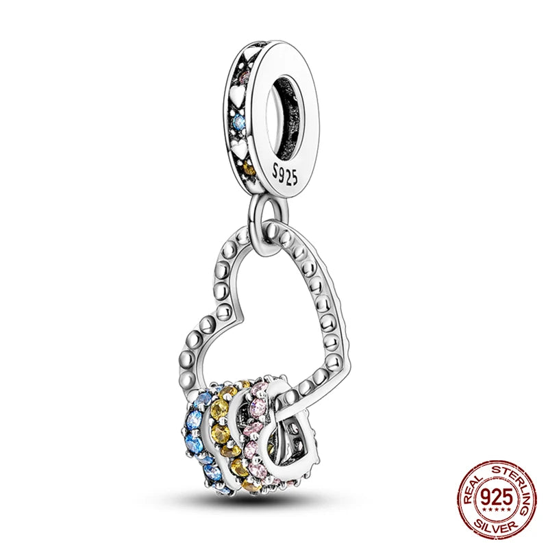 Sterling Silver Camera Coffee Cup Charm Beads for Qikaola Bracelet Jewelry DIY