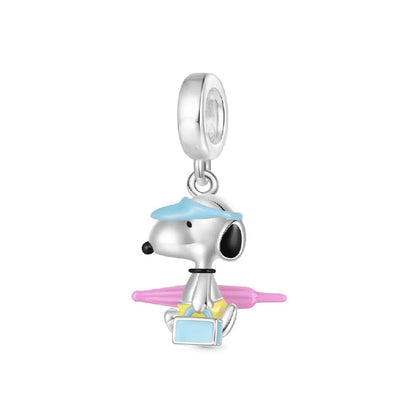 925 Silver Heart Bead Pendant For European Bracelet